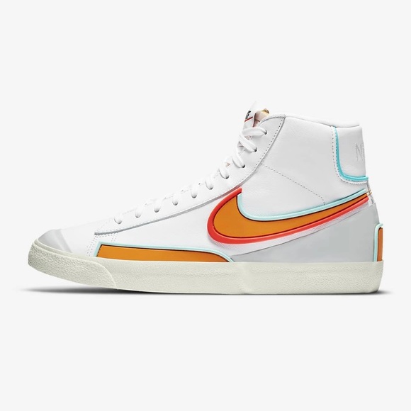 Nike Shoes - Nike Blazer Mid Infinite White Kumquat